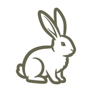 Rabbit Delrin Leather Stamp