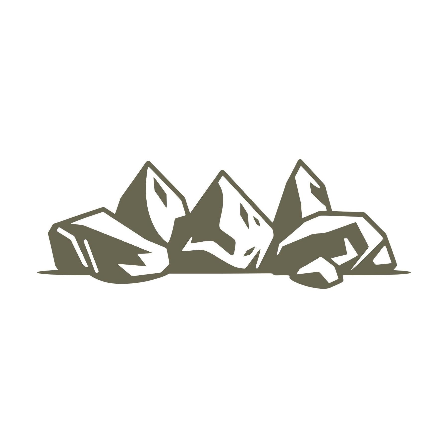 Rocks Delrin Leather Stamp