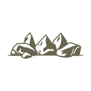 Rocks Delrin Leather Stamp