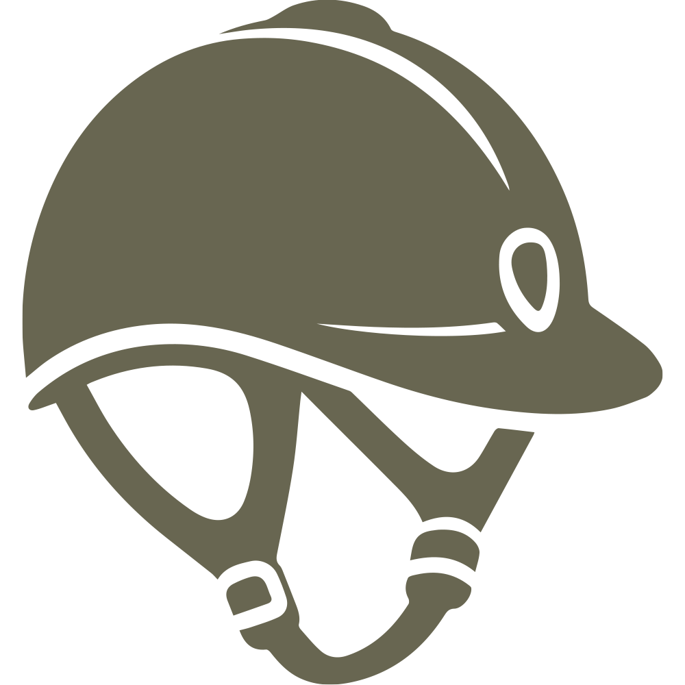 A solid, dark olive green square fills the entire frame. The image lacks any other colors, patterns, or distinguishing features related to the product Riding Helmet Delrin Leather Stamp.