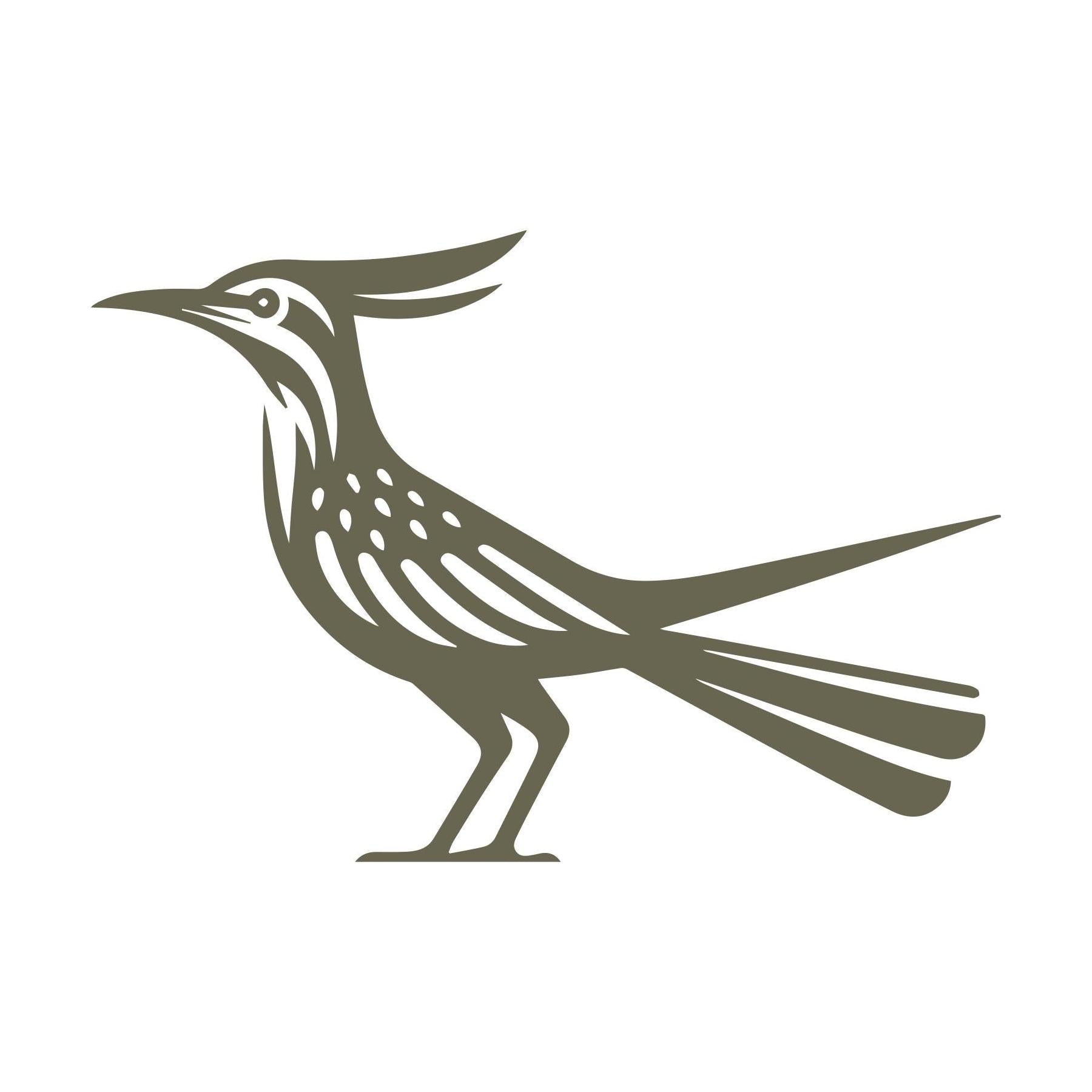 Roadrunner Delrin Leather Stamp