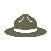 Park Ranger Hat Delrin Leather Stamp
