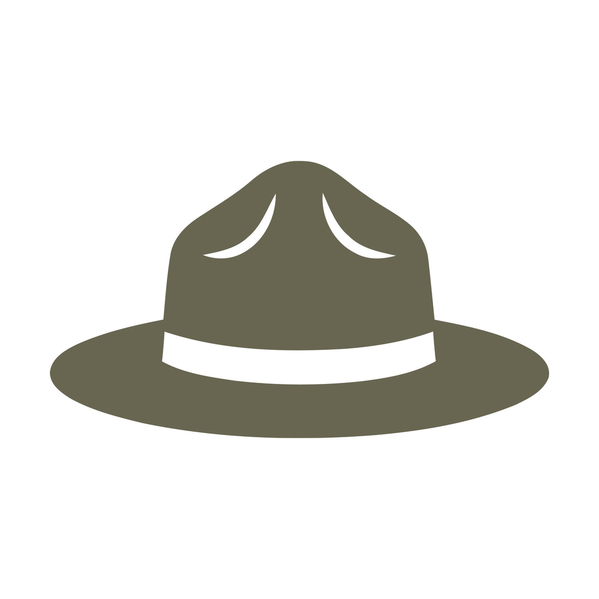 Park Ranger Hat Delrin Leather Stamp
