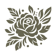 Rose Delrin Leather Stamp