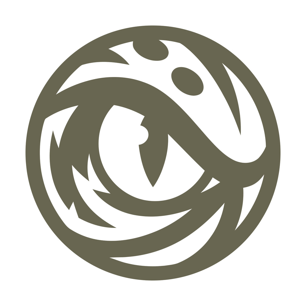 Reptile Eye Delrin Leather Stamp