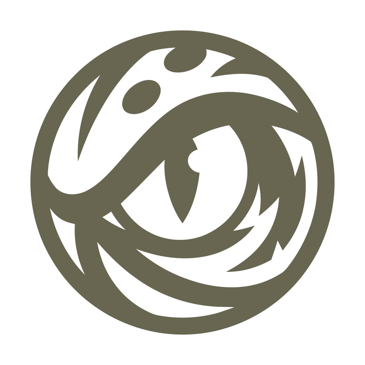 Reptile Eye Delrin Leather Stamp
