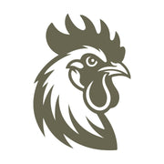 Rooster Head Delrin Leather Stamp
