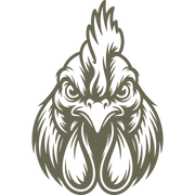 Rooster Head Delrin Leather Stamp