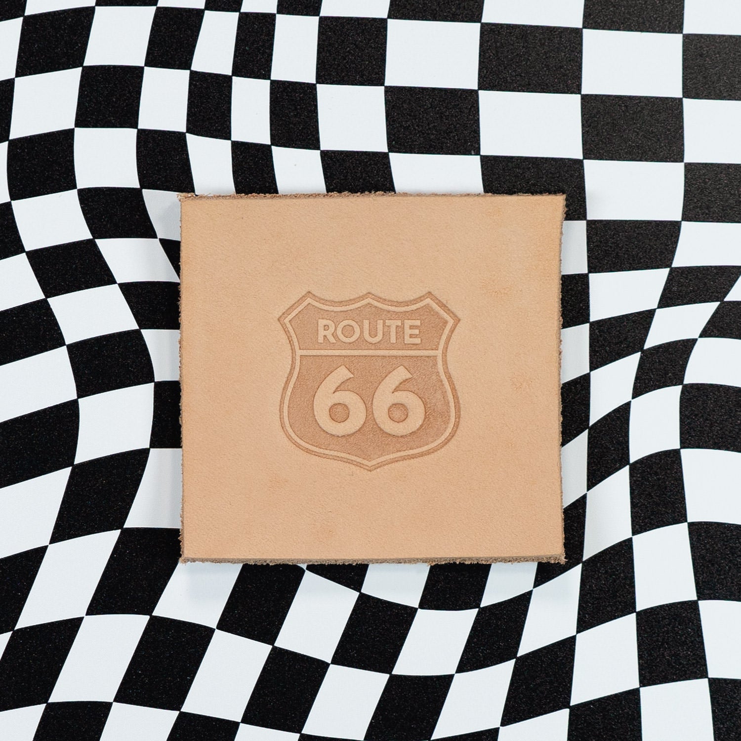 Route 66 Delrin Leather Stamp