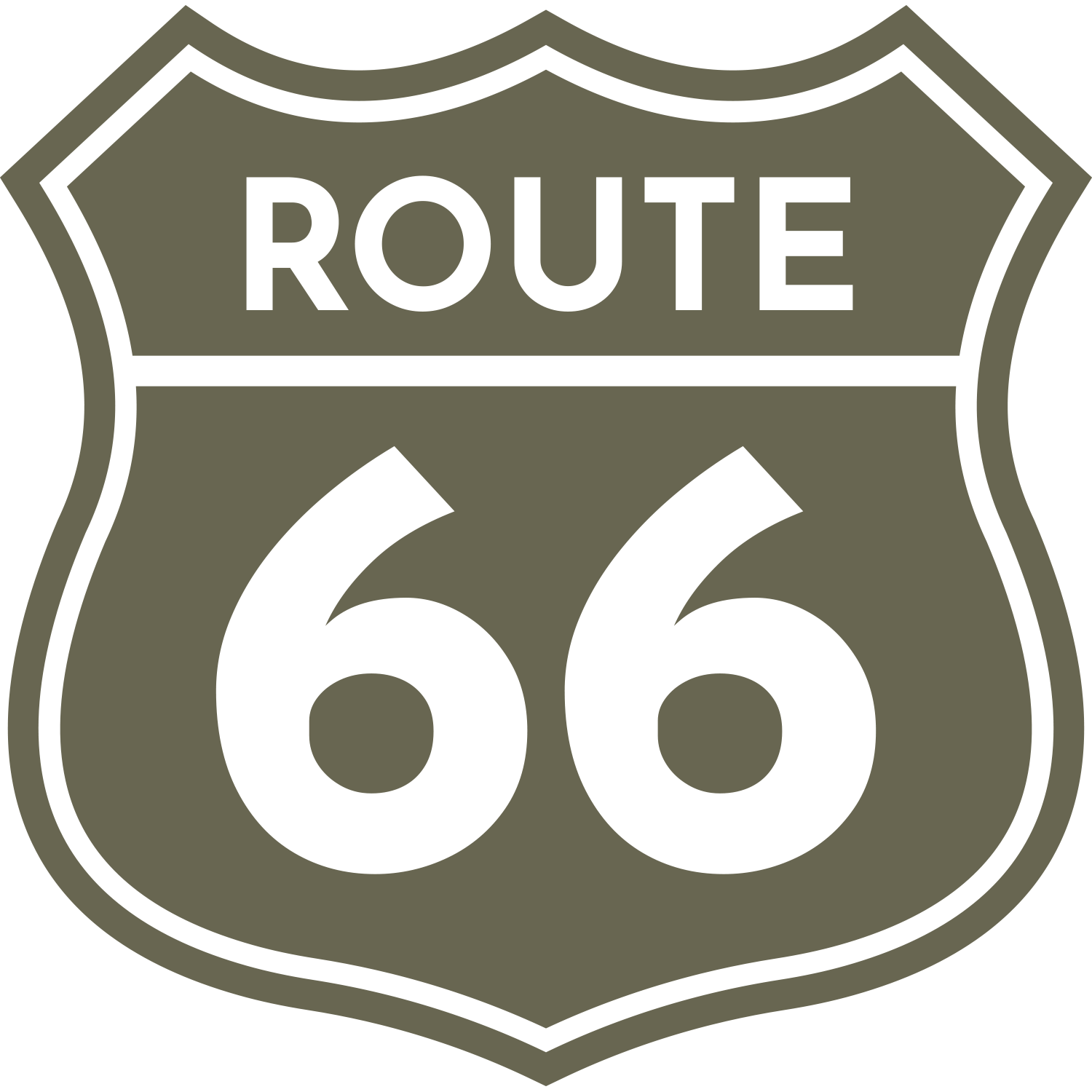 Route 66 Delrin Leather Stamp