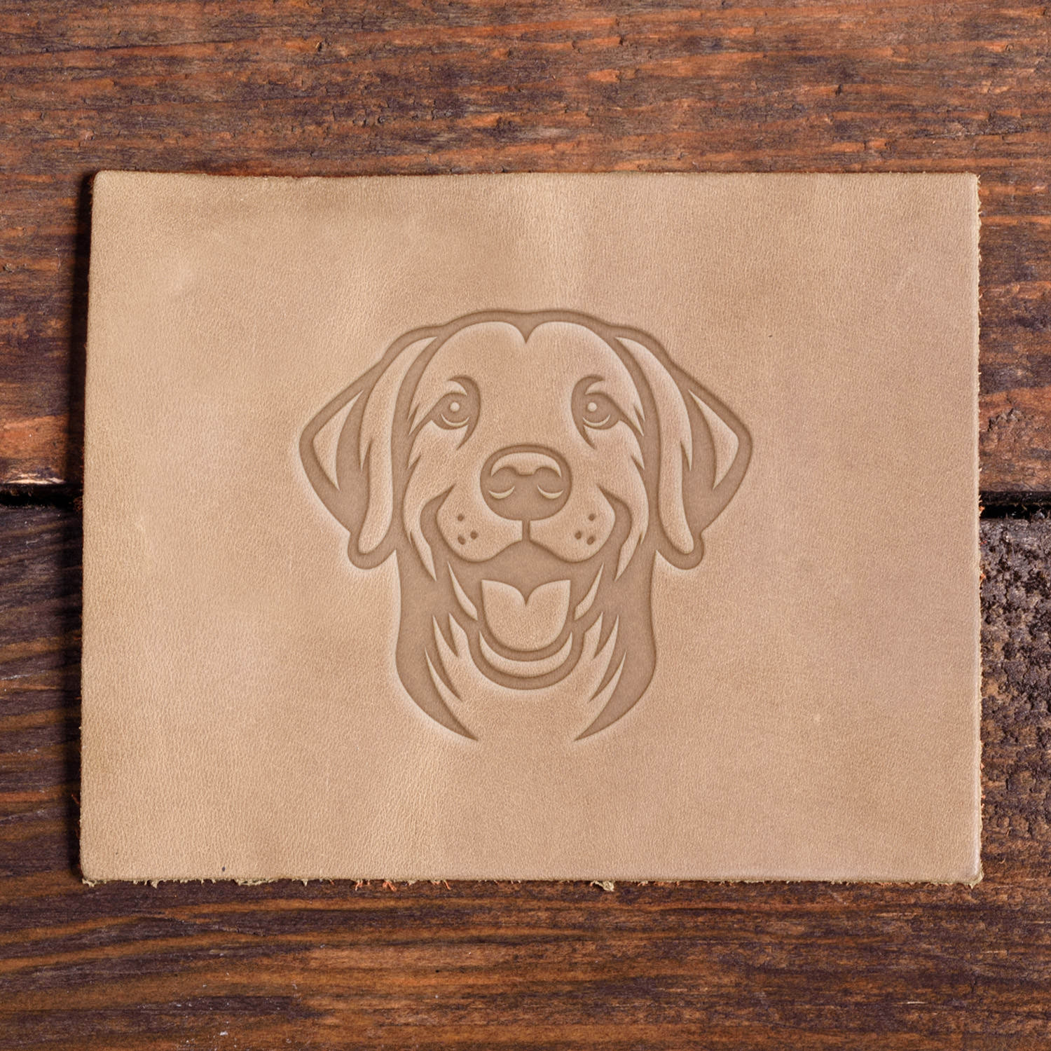 Retriever Dog Delrin Leather Stamp