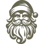 Santa Claus Delrin Leather Stamp