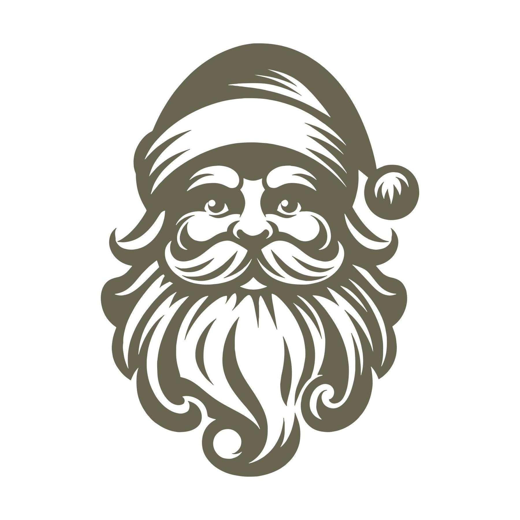 Santa Claus Delrin Leather Stamp
