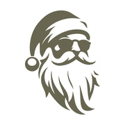 Santa Claus with Sunglasses Delrin Leather Stamp
