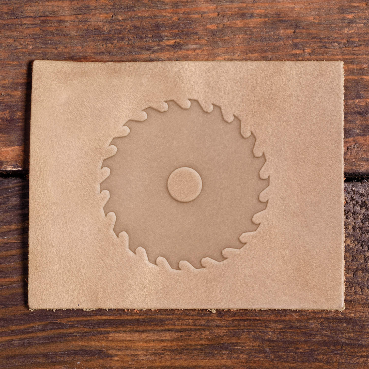 Circular Saw Blade Delrin Leather Stamp