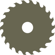 Circular Saw Blade Delrin Leather Stamp
