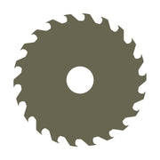 Circular Saw Blade Delrin Leather Stamp