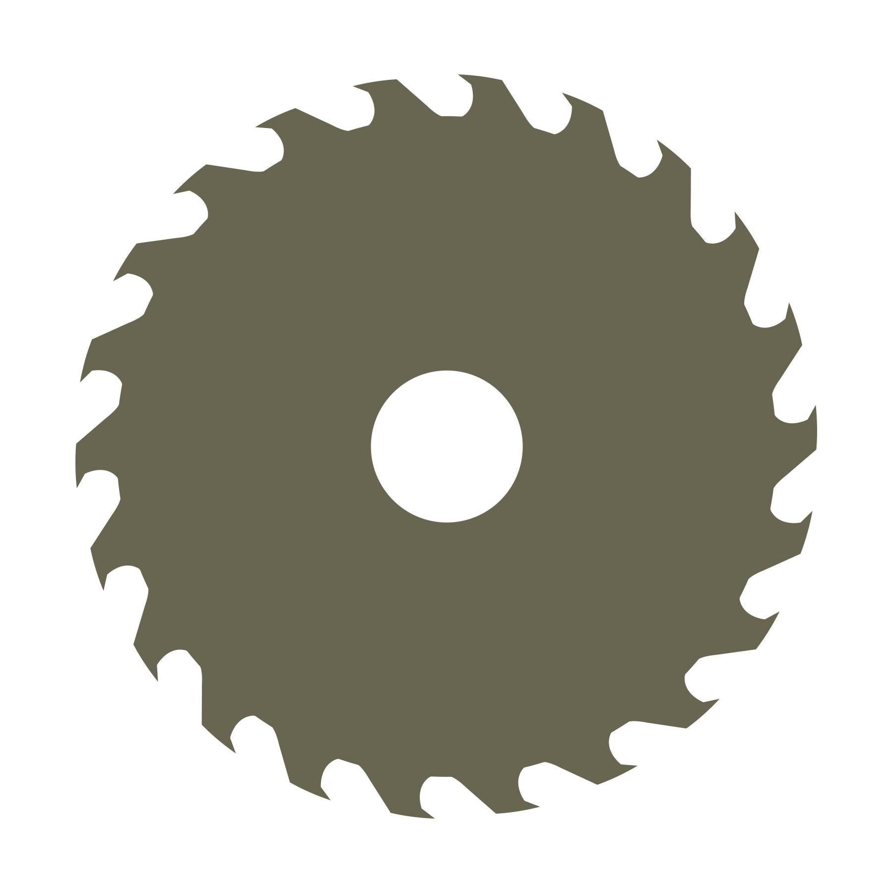 Circular Saw Blade Delrin Leather Stamp