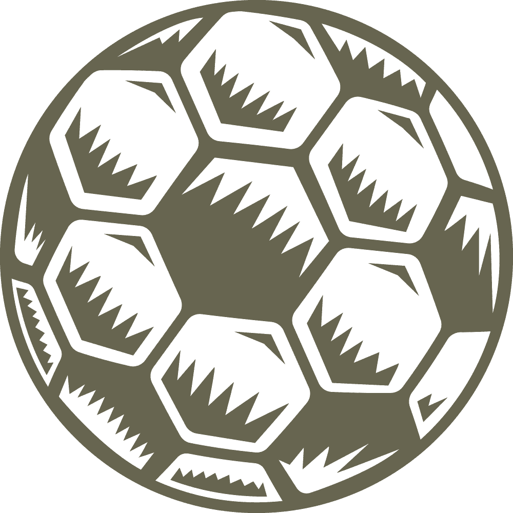 Soccer Ball Delrin Leather Stamp