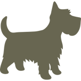 Scottish Terrier Dog Delrin Leather Stamp