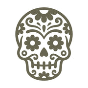 Sugar Skull Delrin Leather Stamp