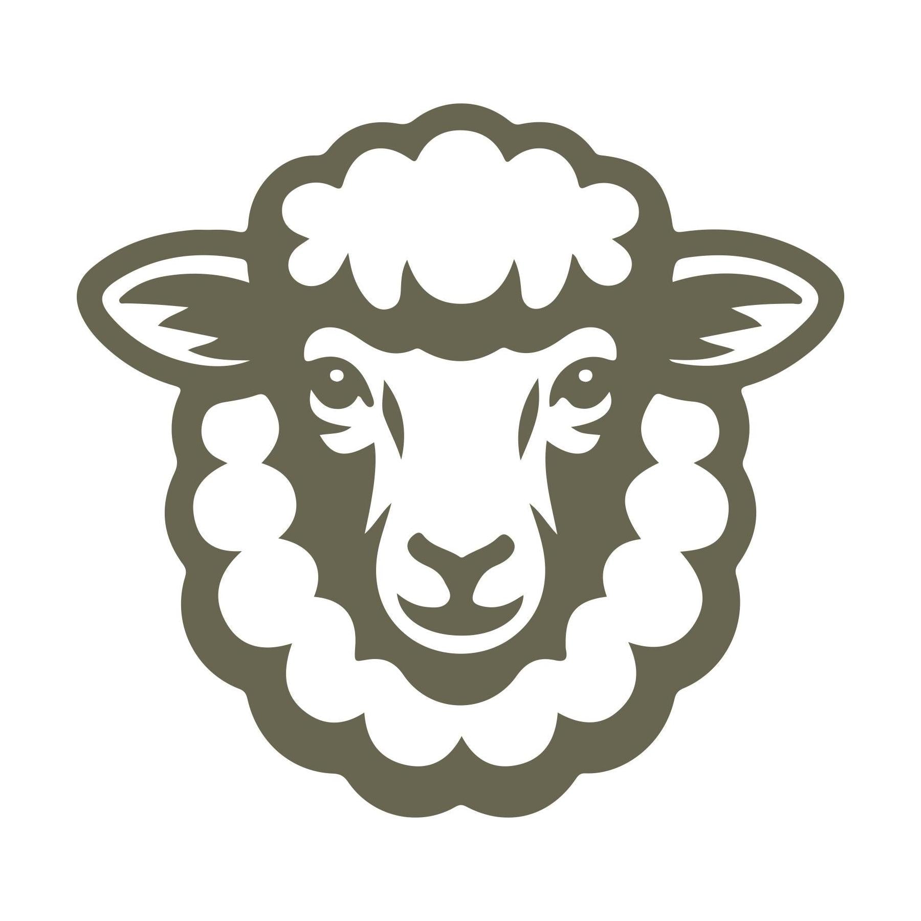 Sheep Head Delrin Leather Stamp