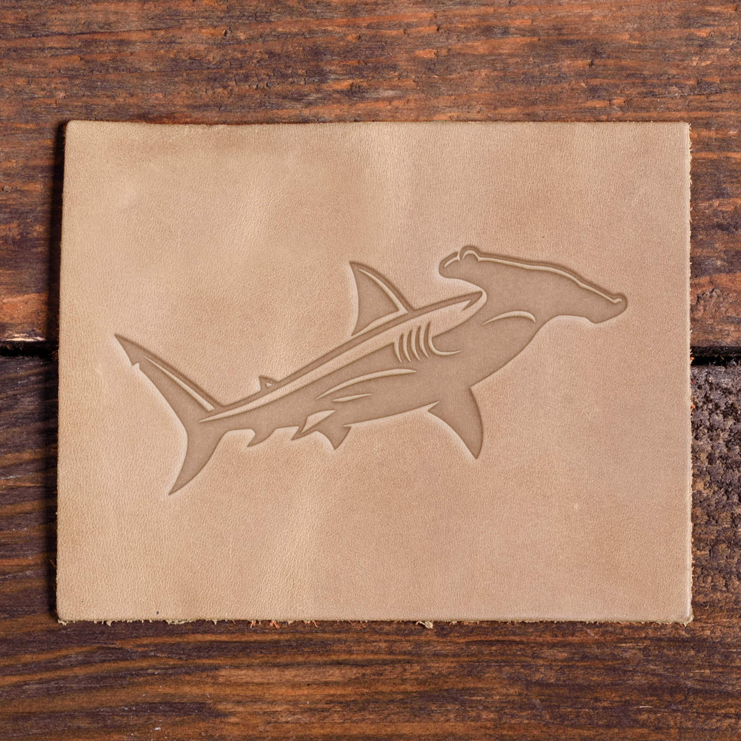 Hammerhead Shark Delrin Leather Stamp