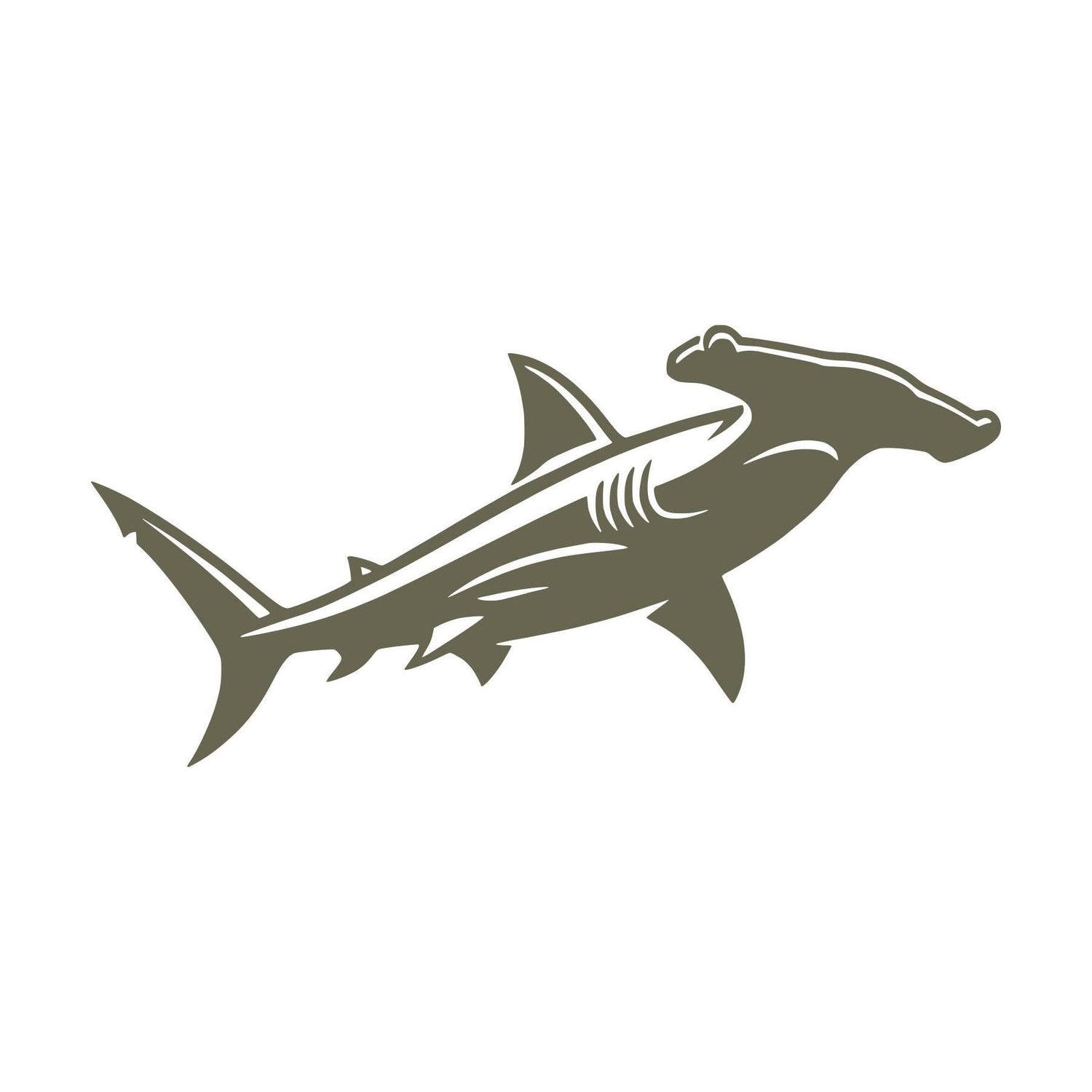 Hammerhead Shark Delrin Leather Stamp