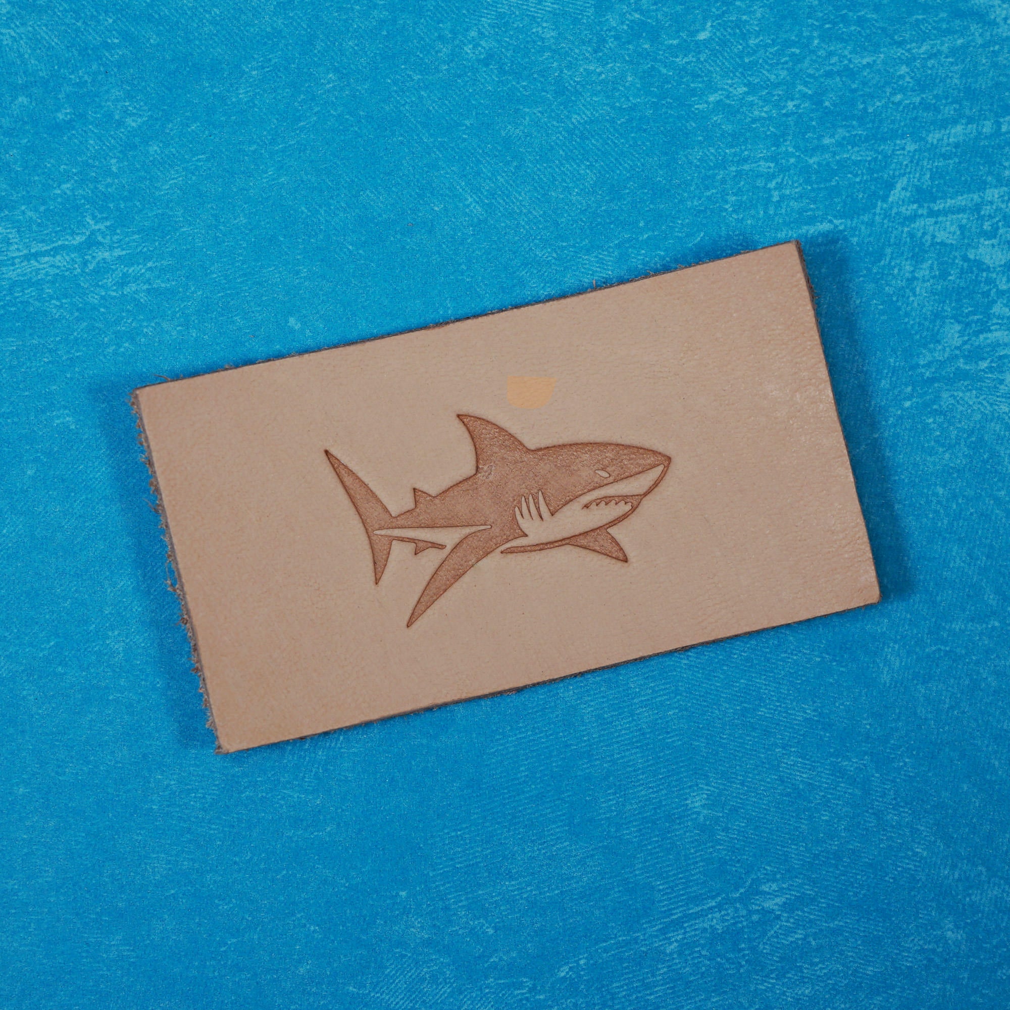 Shark Delrin Leather Stamp