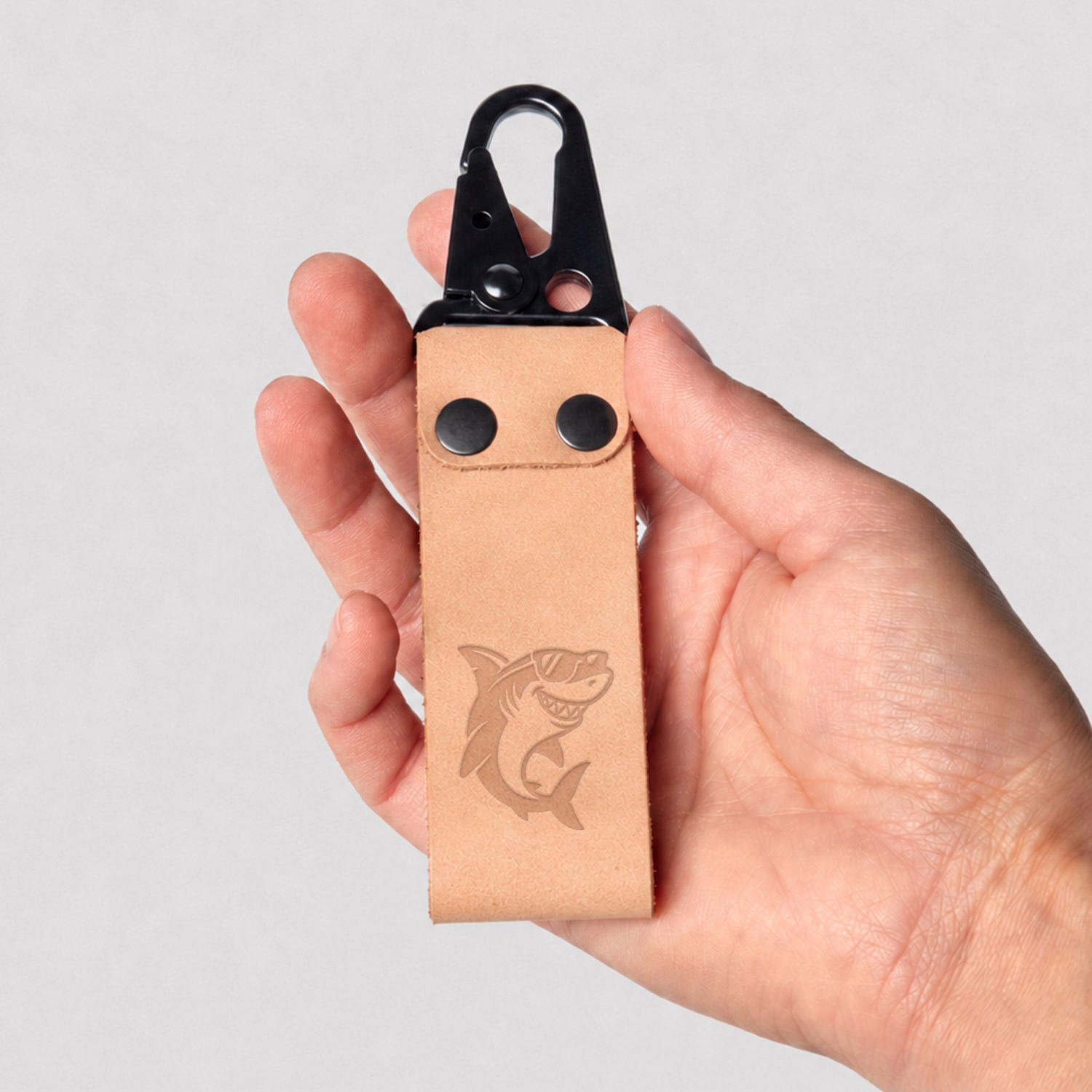 Shark with Sunglasses Delrin Leather Stamp
