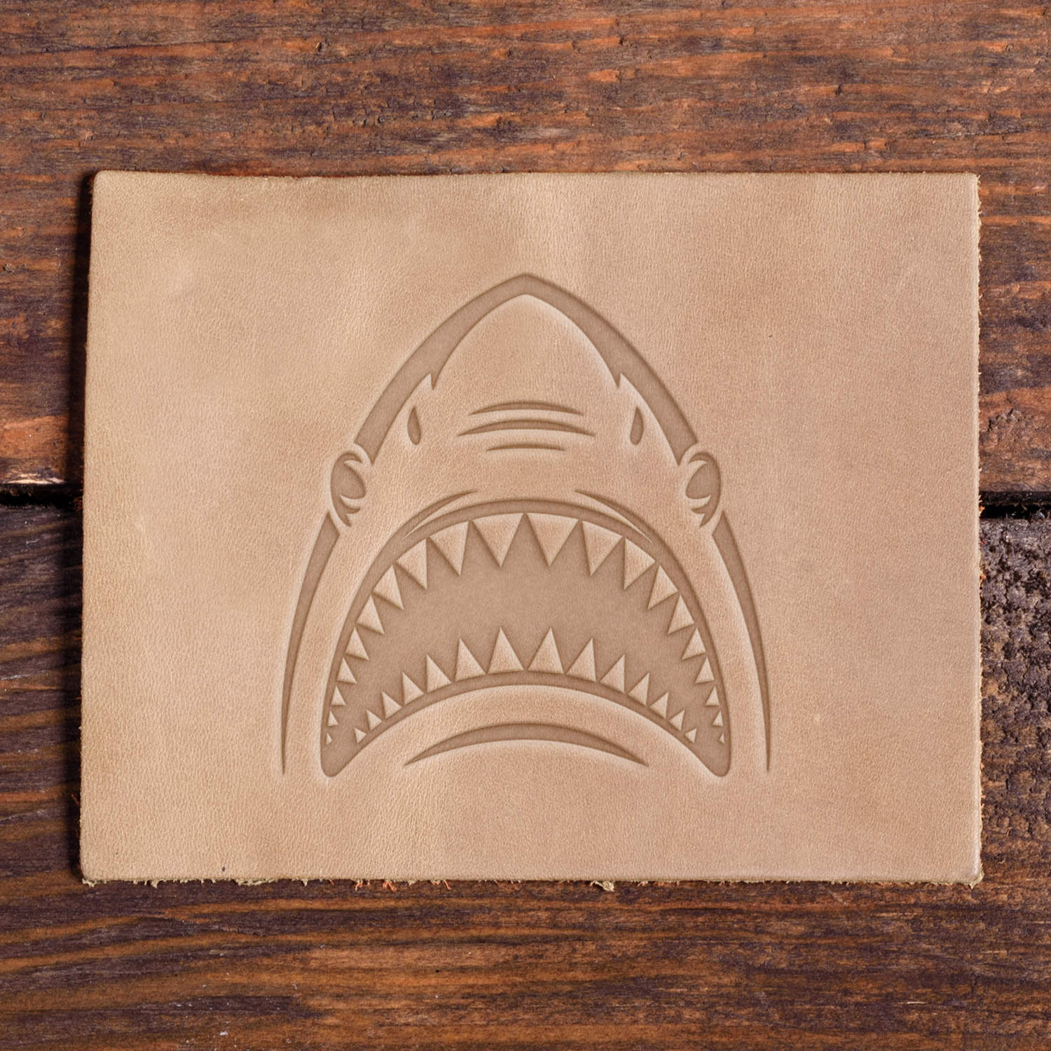 Shark Head Delrin Leather Stamp