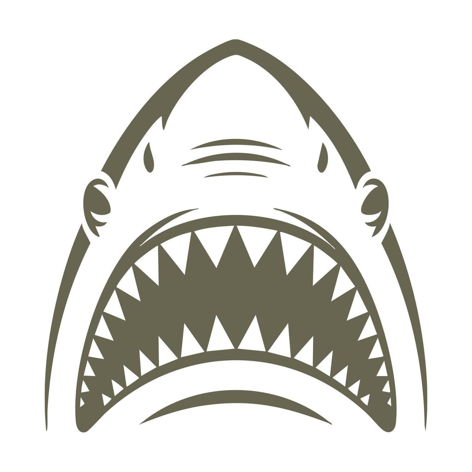 Shark Head Delrin Leather Stamp