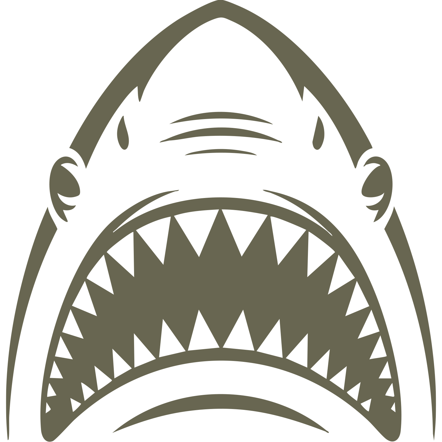 Shark Head Delrin Leather Stamp