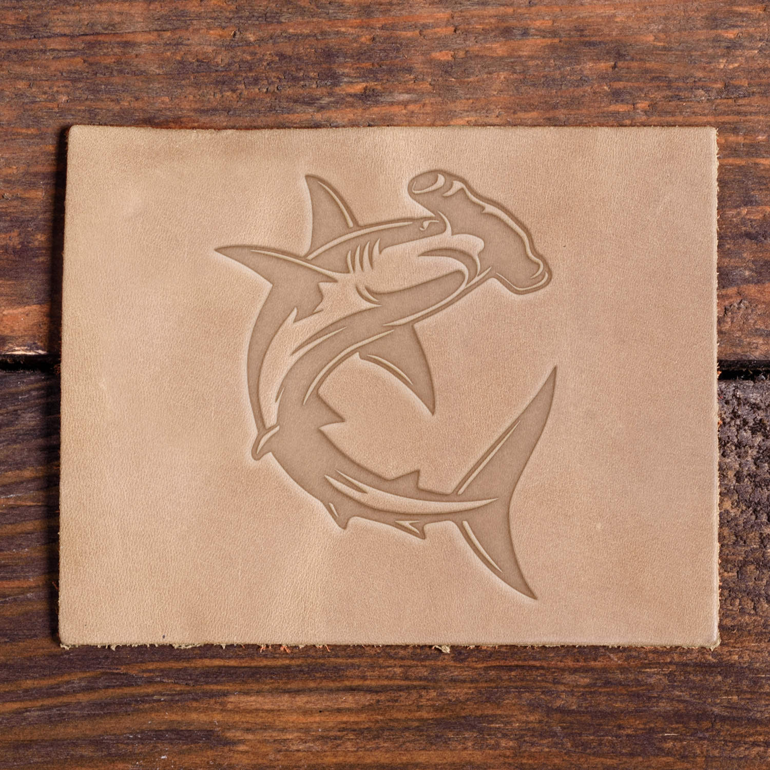 Hammerhead Shark Delrin Leather Stamp