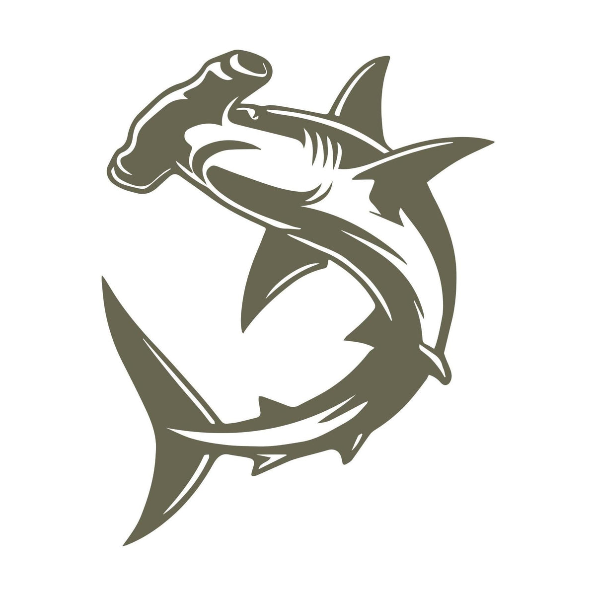 Hammerhead Shark Delrin Leather Stamp
