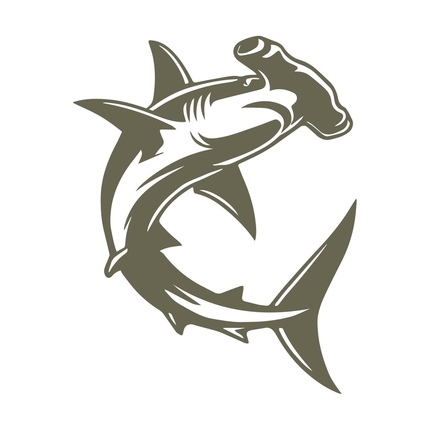 Hammerhead Shark Delrin Leather Stamp