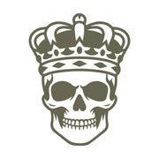 Skull with Crown Delrin Leather Stamp