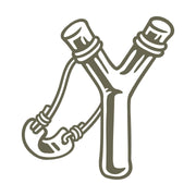 Slingshot Delrin Leather Stamp