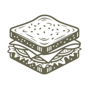 Club Sandwich Delrin Leather Stamp