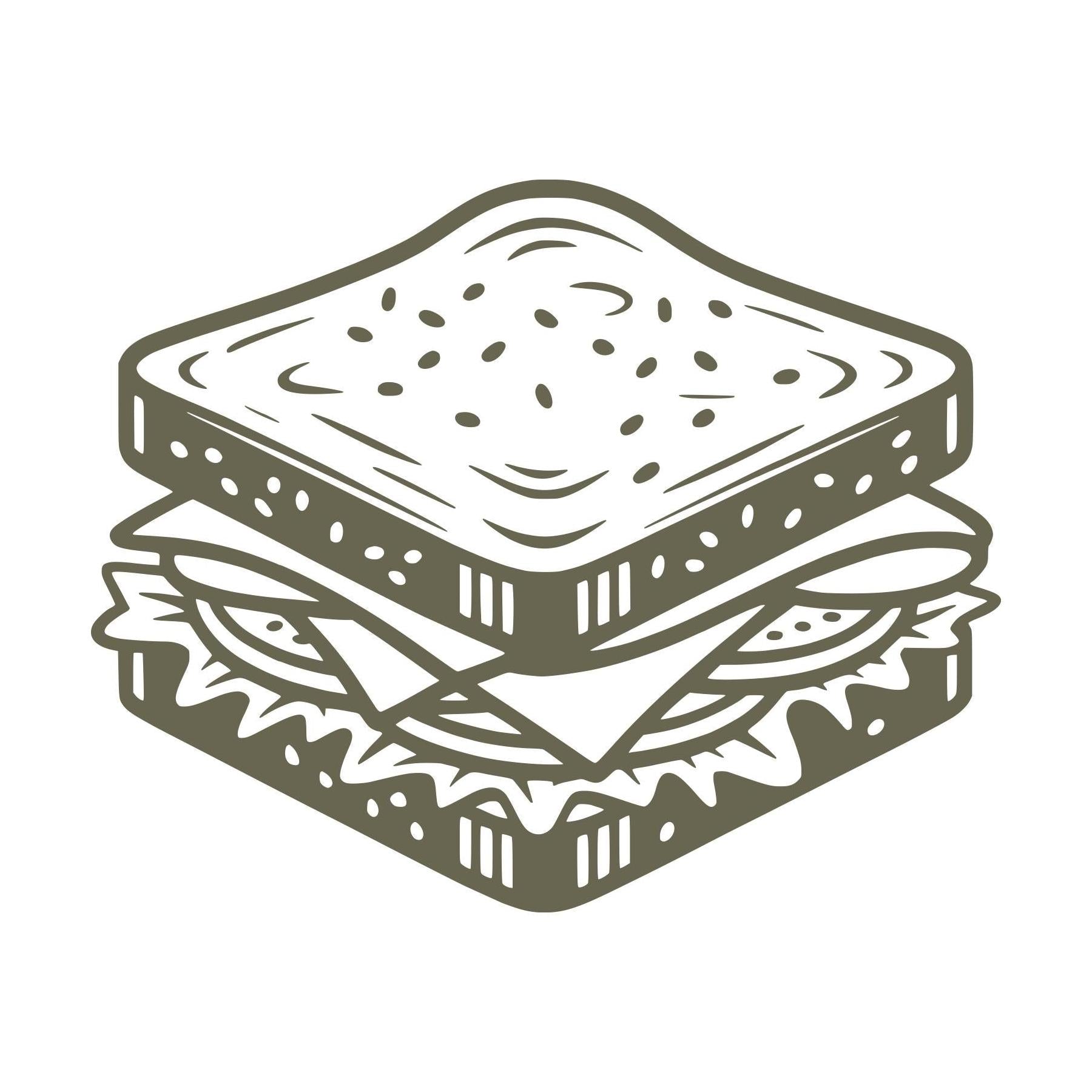 Club Sandwich Delrin Leather Stamp