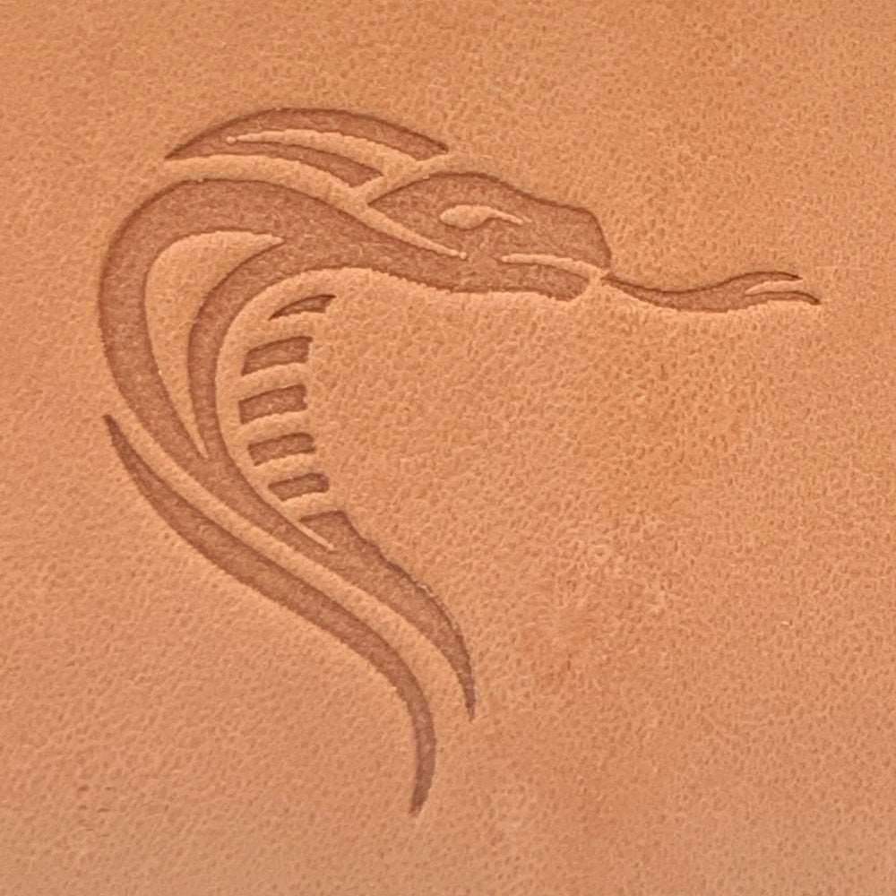 Snake Head Delrin Leather Stamp