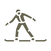 Snowboarder Delrin Leather Stamp