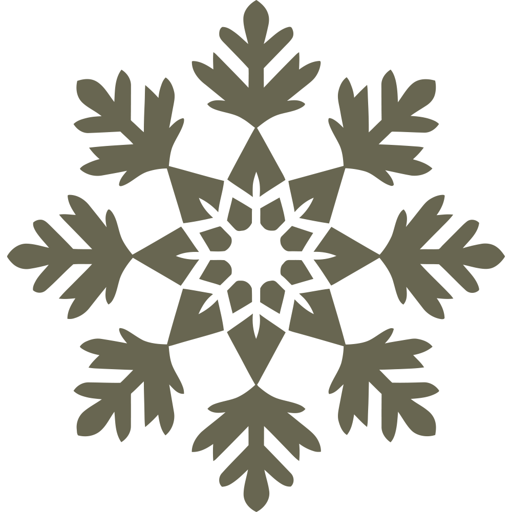 A solid dark rectangle is shown, representing the Snowflake Delrin Leather Stamp. There are no other distinguishing features or elements present in the image.