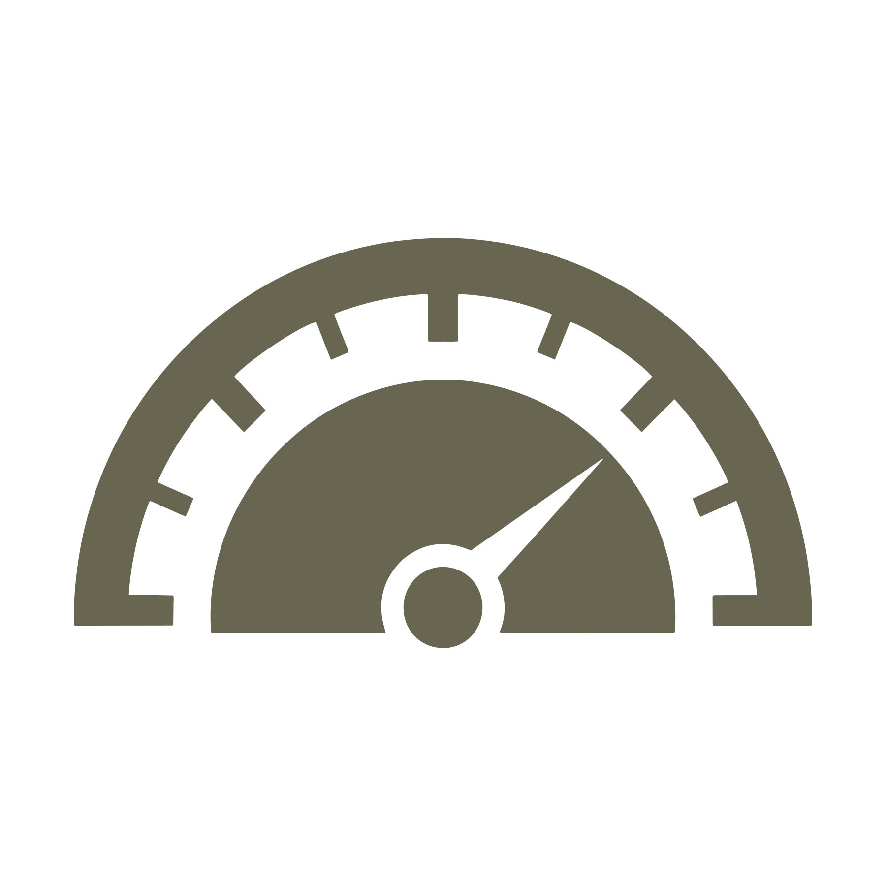 Speedometer Delrin Leather Stamp