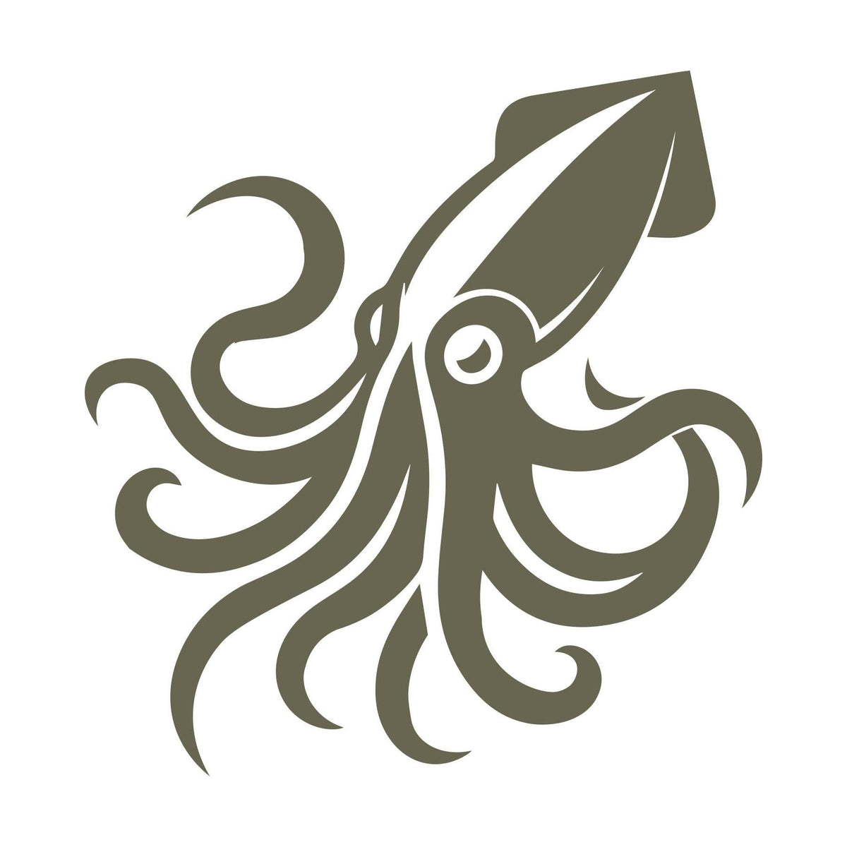Squid Delrin Leather Stamp