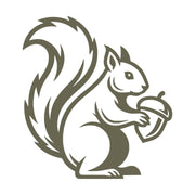 Squirrel with Acorn Delrin Leather Stamp