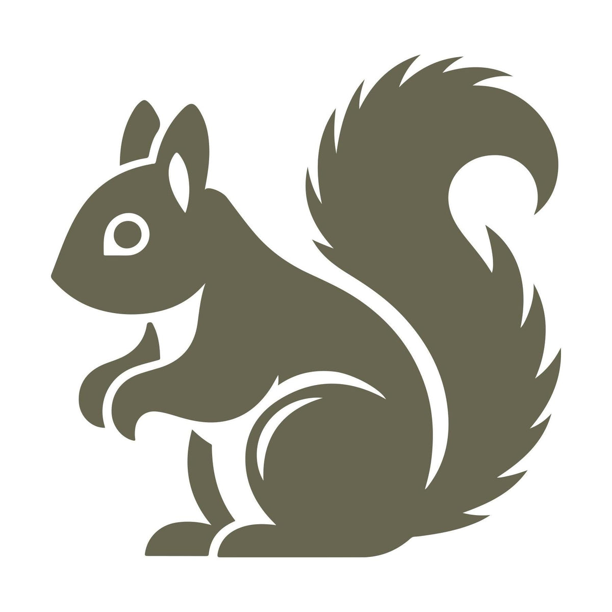 Squirrel Delrin Leather Stamp