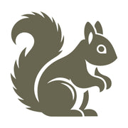 Squirrel Delrin Leather Stamp