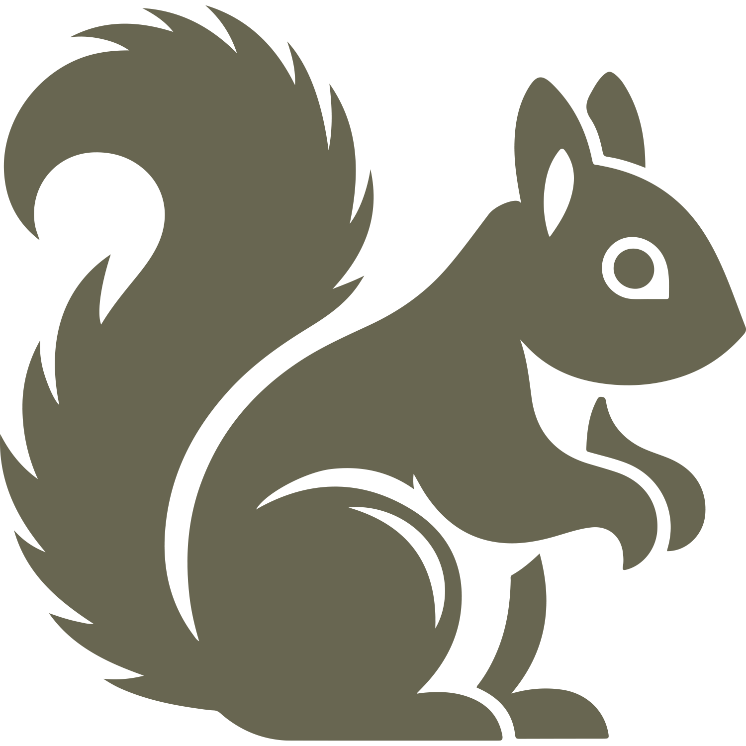 Squirrel Delrin Leather Stamp