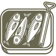 Can of Sardines Delrin Leather Stamp